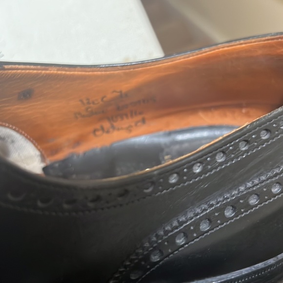 Luxury black church shoes very nice
